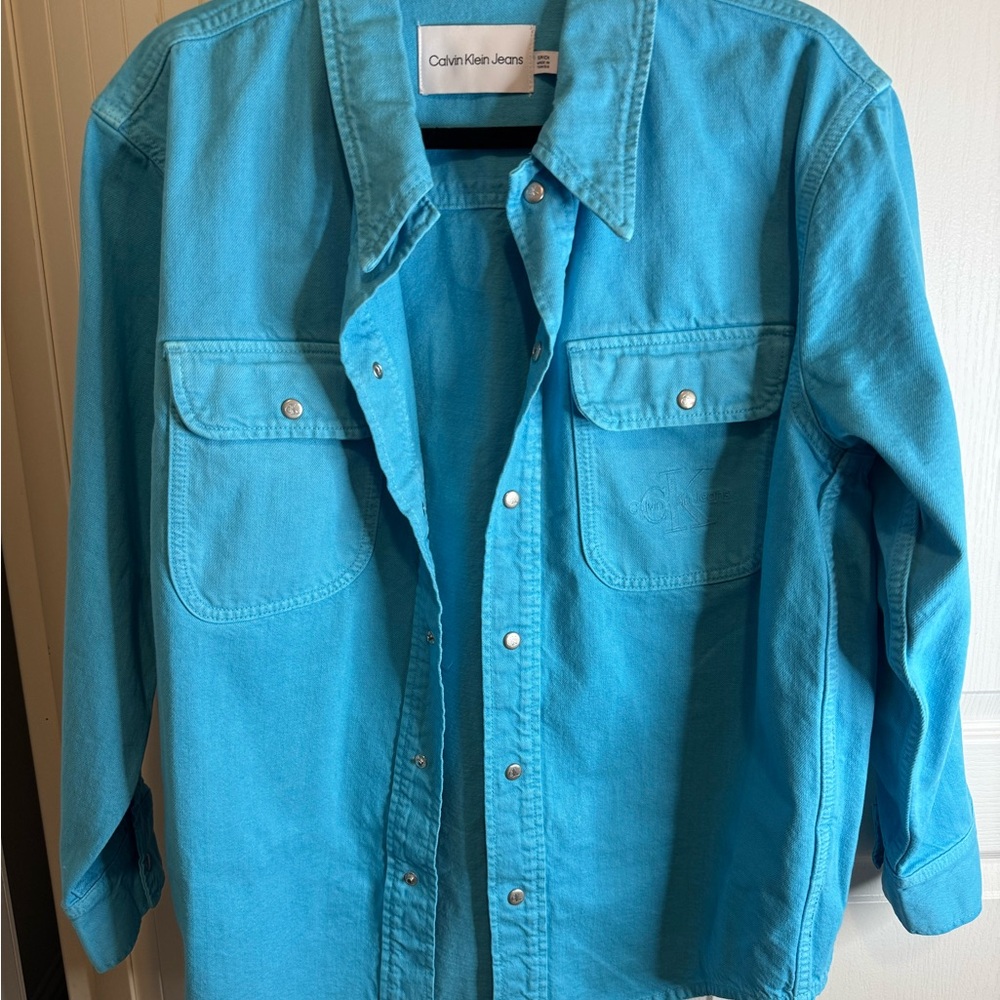 Calvin Klein Jeans Blue Denim Shirt